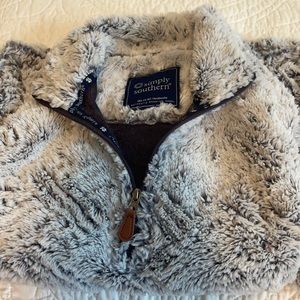 Simply Southern fuzzy jacket